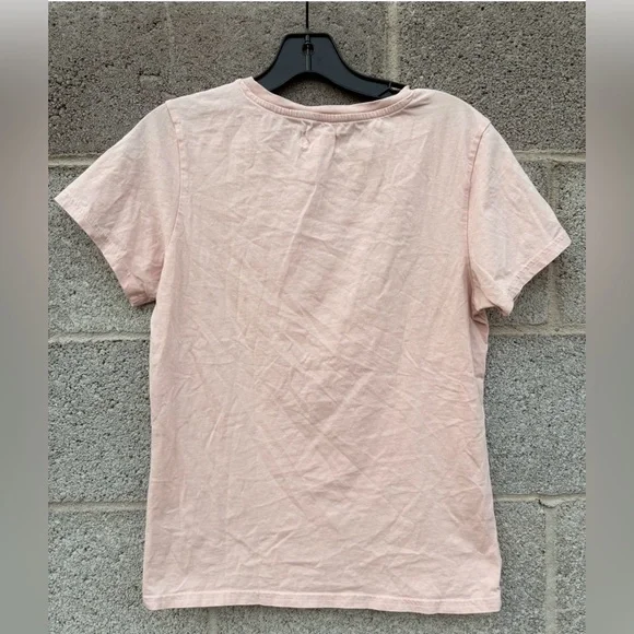 Pact Women’s Medium Pink Heart Beet Graphic T-Shirt 100% Organic Cotton Heart - Picture 6 of 8